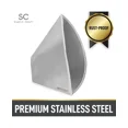 thumbnail image 5 of Zulay Kitchen Fine Mesh Stainless Steel Reusable Pour Over Coffee Filter (Size 4), 5 of 8