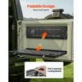 thumbnail image 4 of VEVOR Tailgate Table, for 2021-2025 Ford Bronco, 88 lbs Load Capacity, Carbon Steel Foldable Molle Panel Drop Down Table, Rear Door Cargo Storage Rack Shelf Luggage Holder Carrier Camping Accessories, 4 of 9
