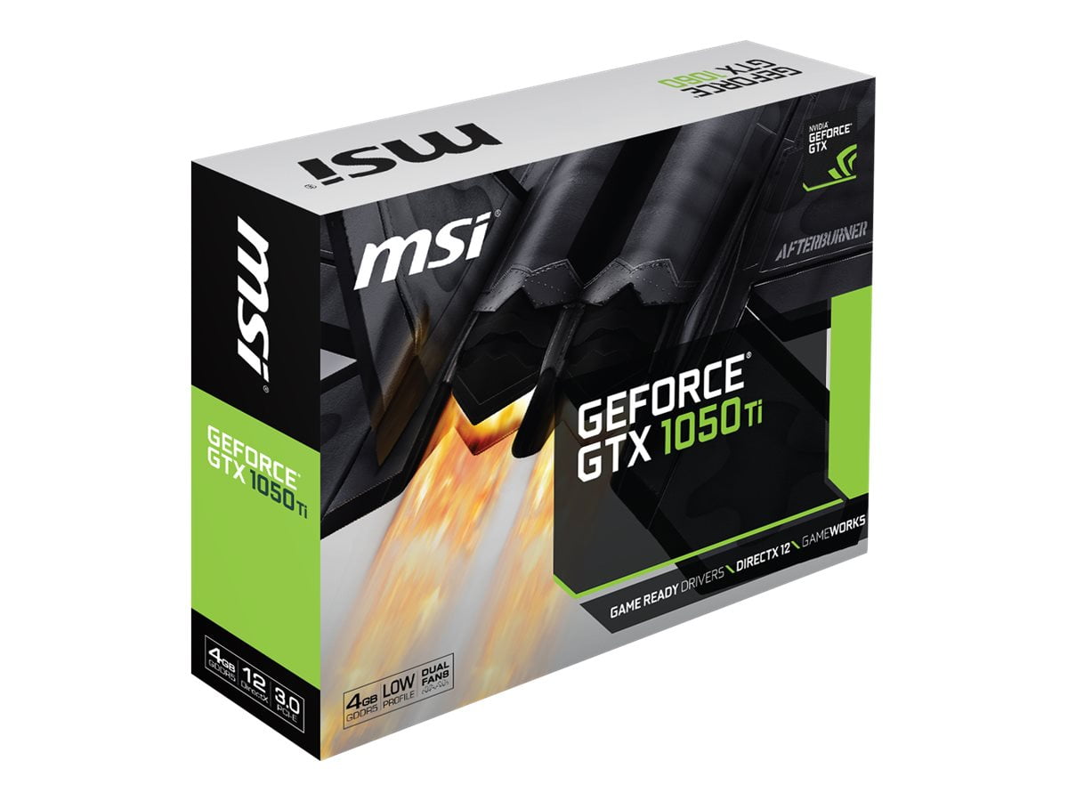 グラフィックボード・グラボ・ビデオカード MSI GeForce GTX 1050 Ti Low Profile MSI Unveils GeForce GTX 1050 Ti Low-profile Graphics Card