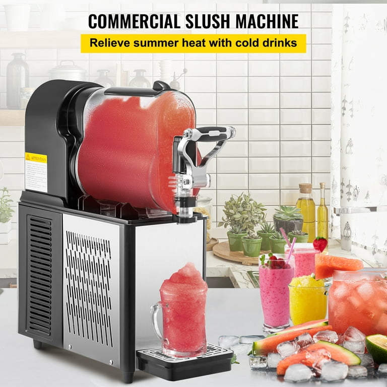 VEVOR 3 x 405 oz. Commercial Slush Machine Margarita Smoothie