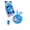 D, variant on Party bubble toys, cartoon bubble machine, new multi-hole fully automatic bubble blower, self-provided battery, with 35ml bubble water.