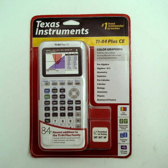 Texas Instruments 84 CE Graphing Calculator - Black