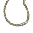 thumbnail image 1 of Stainless Steel Polished & Yellow IP-plated 1Layered Necklace 17.5 Inch, 1 of 3