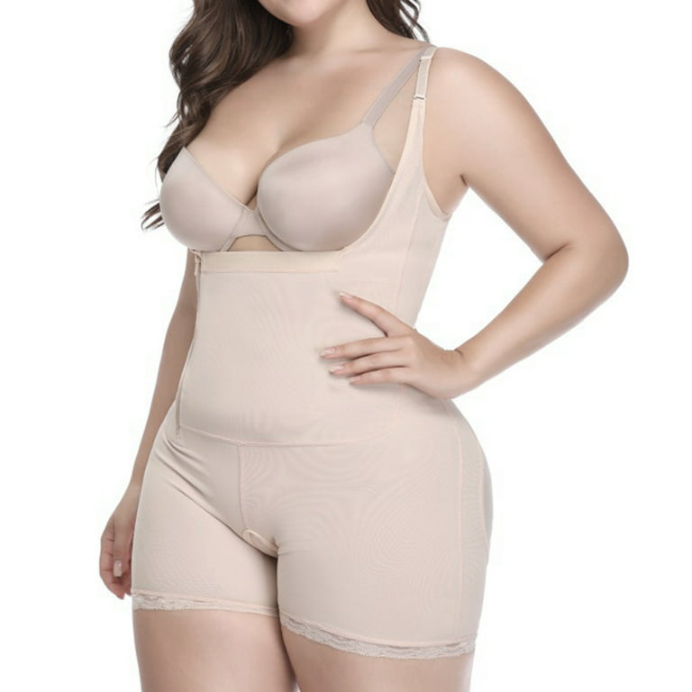 Aueoeo Bodyshapers Tummy Control Bodysuit, Full Body Bodysuit for