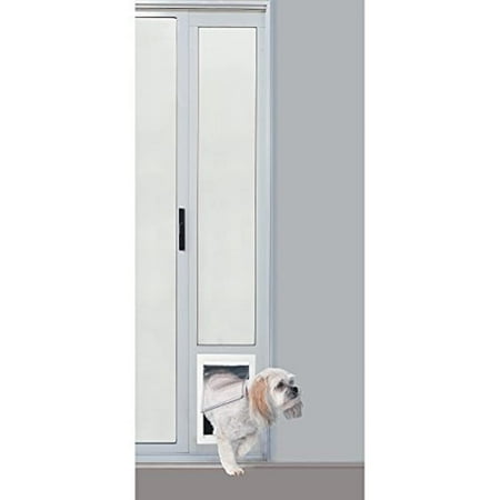 Ideal Pet Glass Pet Door, Aluminum, 77.6 in. H X 11.5 in. W