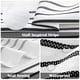 thumbnail image 3 of Cortina Jinchan 178x213 cm Tela Impermeable Blanco y Negro, 3 of 7