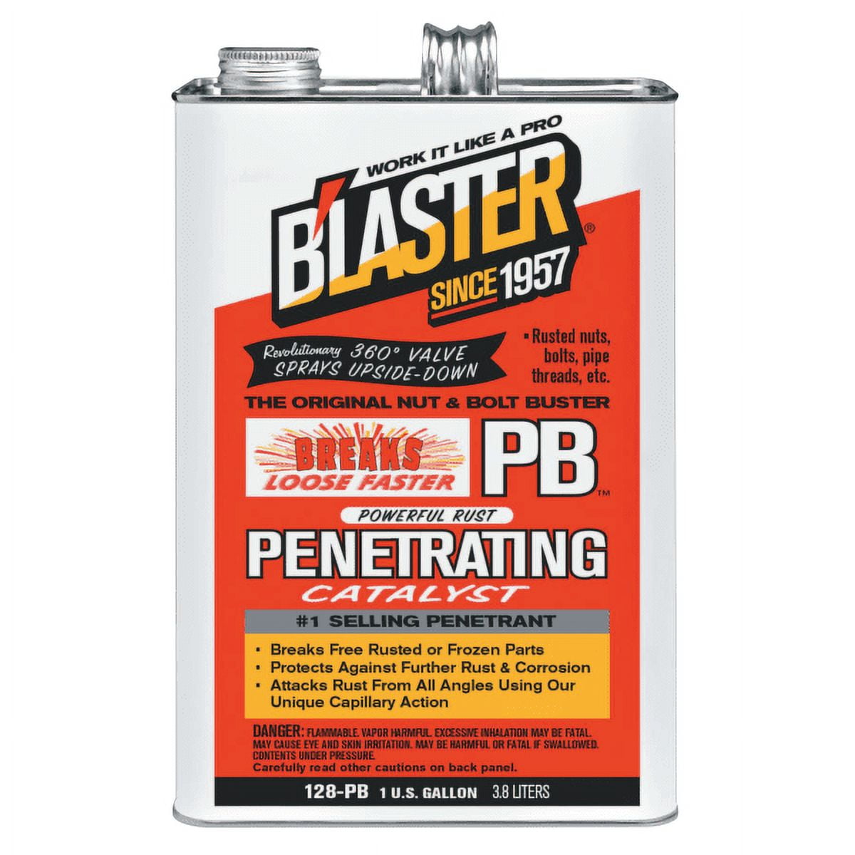 PB B'laster - Original Lubricating Penetrant, 1 Gal - Effective