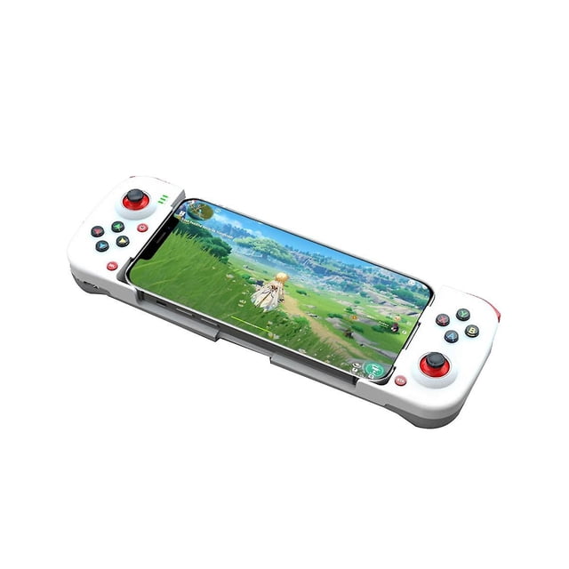 Mando inalámbrico Bluetooth 5.0, mando extensible, mando retráctil, para Switch, color blanco