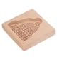 thumbnail image 3 of Molde de galletas de Madera tallada kangjianwuwushu forma de sombrero navideño, 3 of 10