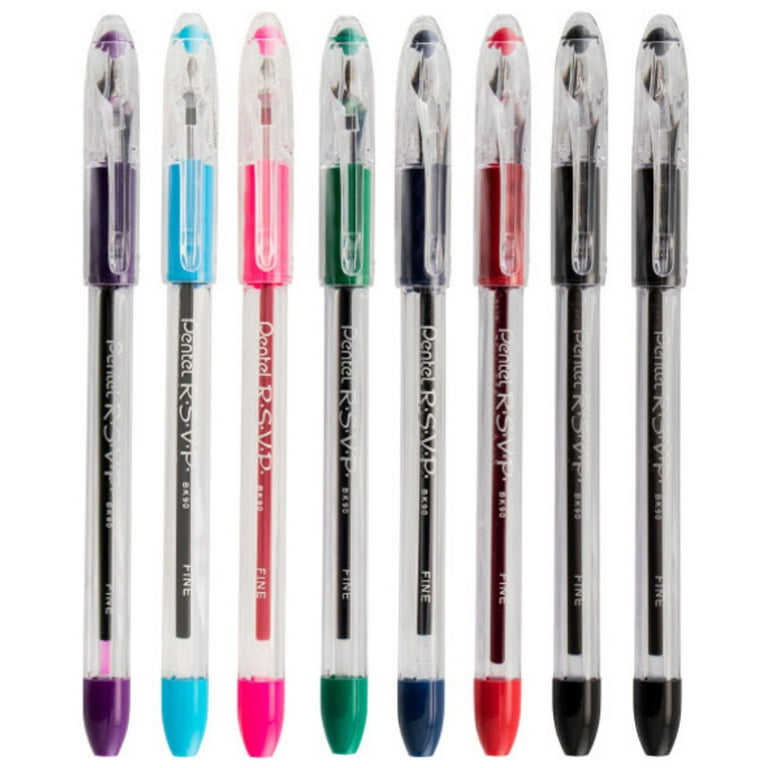 R.S.V.P.® Colors Ballpoint Pen, 8 Pack – Pentel of America, Ltd.
