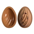 thumbnail image 2 of CoreLiving Large Silicone Molds for Baking 3D Breakable Easter Egg Chocolate Mold Set Food-Grade Silicone Candy Molds for Chocolate Butter Jello and Easter Decorations Dessert Baking Supplies, 2 of 9