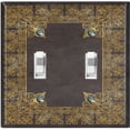 thumbnail image 1 of Metal Light Switch Plate Outlet Cover (French Victorian Frame - Double Toggle), 1 of 2