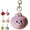 purple, variant on Baozi Plush Keychain Cute Steamed Bun Keyring with Smiling Face, Soft Fluffy Stuffed Toy Pendant for Backpack, Keys & Purse for Party Favors & Collectibles