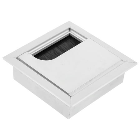 Viveous Desk Wire Grommet Aluminum Alloy Hole Cover Sleek Cord Organizer for Home Office Efficient Cable Management Solution