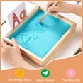 thumbnail image 2 of Bandeja de arena MORITECK Montessori para que escriban niños con tapa, 2 of 9