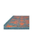 thumbnail image 3 of Unique Loom Outdoor Trellis Collection Area Rug - Tiles (6' 1" x 9' Rectangle Blue and Red), 3 of 9