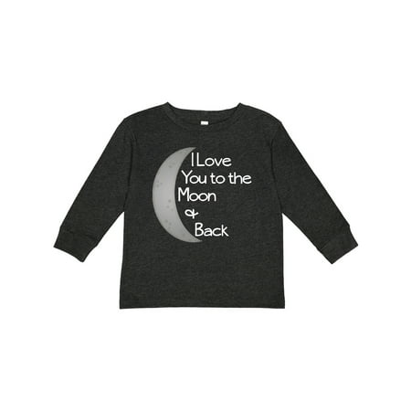 

Inktastic I Love You to the Moon & Back. Gift Toddler Boy or Toddler Girl Long Sleeve T-Shirt