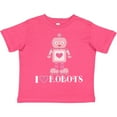 thumbnail image 3 of Inktastic Robotics I Love Robots Girls Girls Toddler T-Shirt, 3 of 5