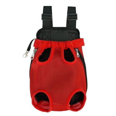 Uutvmp Pet Carrier Backpack  Adjustable Pet Cat Dog Carrier Backpack Travel Bag  Legs Out  Dog Carrier for Hiking Camping Travel  Sling Bag for Small Medium Dog Cat  S