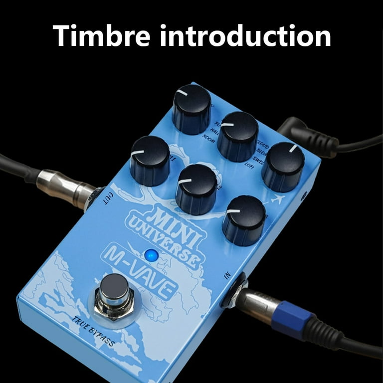 MINI-UNIVERSE Analog Reverberation Guitar Effect Pedal Mini Pedal Pure Analog Processor with True Bypass Metal Shell