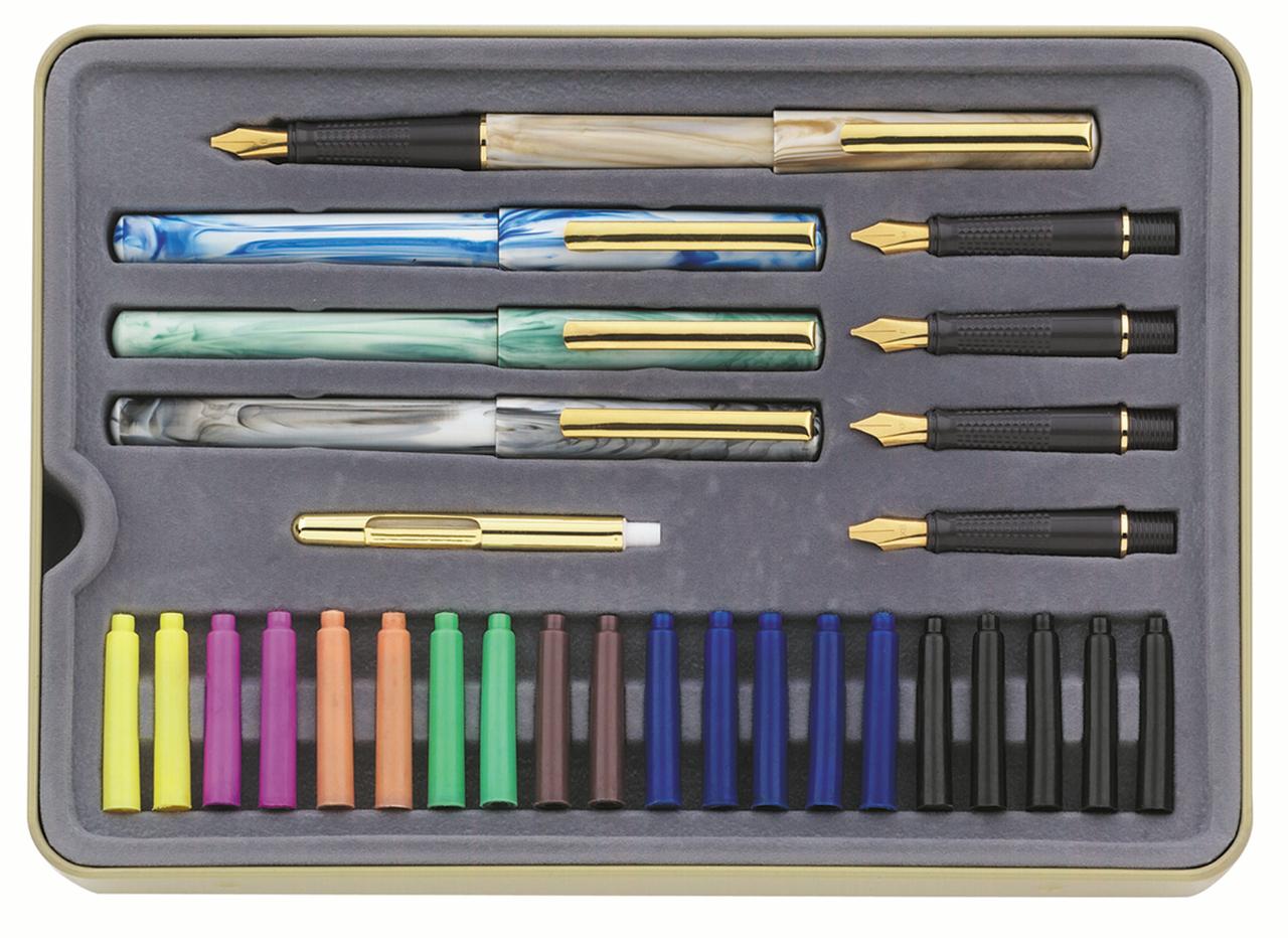 Staedtler Deluxe 33-Piece Calligraphy Set with Nibs & Ink photo 2