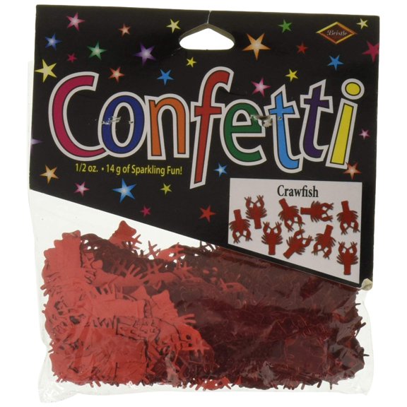Beistle CN305 Crawfish Confetti, 1/2-Ounce