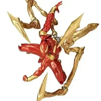 New 16cm Amazing Yamaguchi Kaiyodo Spiderman Ation Figure Spider-Man Statue Animation Figure Pvc Model Collection Toy Kids Gift