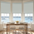 thumbnail image 3 of ZimJAHO Cordless Blackout Roller Shades for Windows, 100% Light Blocking Window Blinds, No Drill & Easy Install, for Bedroom, Living Room, Kitchen, Home and Office - Grey, 31"W x 72"H, 3 of 7