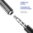 thumbnail image 5 of Adaptador De Cable De Audio Baja Pérdida Tipo-C A 3.5Mm Adaptador De Cable De Audio Aleación De Aluminio Trenzado Dac Transmisión De 32 Bits Convertidor De Cable De Audio Ampliamente Compatible Moyic EL010327-00, 5 of 5