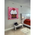 thumbnail image 6 of Marmont Hill "Pink Heart Cupcake" by Tori Campisi Painting Print on Canvas, 6 of 7