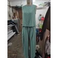 thumbnail image 4 of Aellinatey Women's Two Piece Sets With Back Tie Bow Top And Wide Leg Pants For Vacation Travel Outfits, 4 of 17