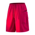 thumbnail image 2 of Wovilon Men's Quick Dry Drawstring Cargo Shorts with Pockets, Lightweight Athletic Summer Gym Bottoms for Running, Workout, and Casual Daily Wear, 2 of 6