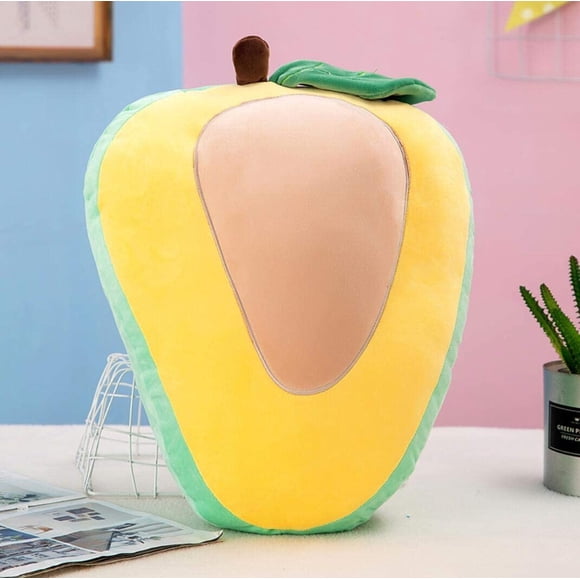 Jouet en Peluche Fruit Créatif Oreiller de Simulation 3d Fruit Oreiller de Sieste pour Enfants, G Mangue