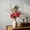 Red, variant on Gallickan 1pc Artificial Rose Small Handtied Bouquet, Faux Dried Branch Floral Arrangement, 14.96 Inch, Boho Style, for Wedding Home Table Centerpiece Decor, Red