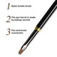 thumbnail image 4 of Aluminum Nail Brushes Professional Tools for Detailed Nail Art Creation Beginners and Experts Beauty Essential, 4 of 4