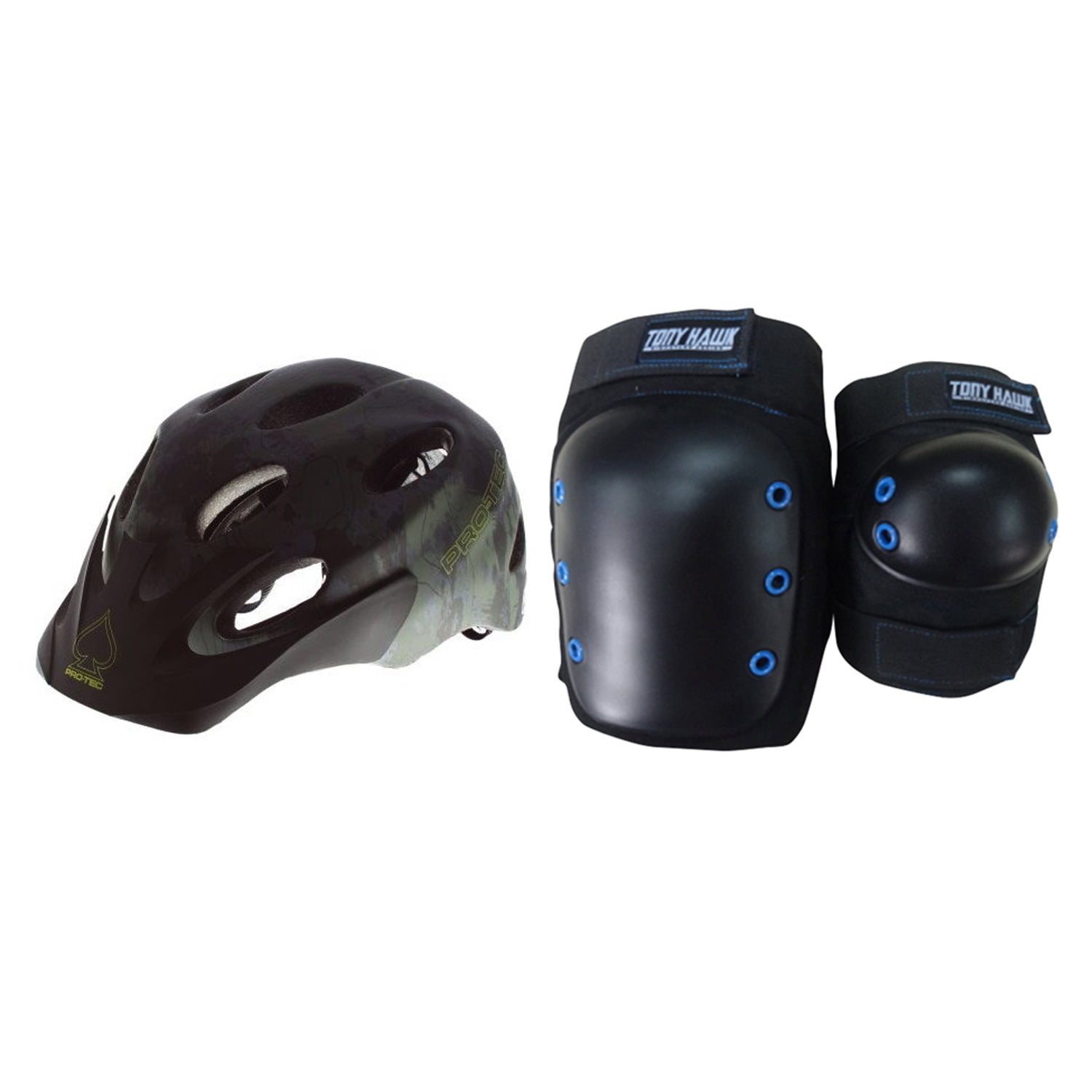 PRO TEC Helmet CYPHON Bike Army Green Acid Sz SMALL 