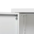 thumbnail image 5 of 42 Inch Secure Lockable Metal Storage Cabinet with Adjustable Shelves and 2 Keys, Anti-Pry Steel Rods, Soft-Close Doors for Garage, Office, School Organization of Tools, Files, Chemicals, Black, 5 of 9