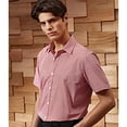 thumbnail image 4 of Premier Mens Gingham Short Sleeve Shirt, 4 of 5
