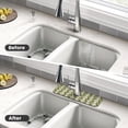 thumbnail image 4 of Xecao Corn And Butterflies for Kitchen Sink Splash Guard Faucet Mat , Faucet Guard & Draining mat, (15" X 5.5" ), 4 of 7