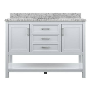 Design Element Affinity 49" Single Sink Bathroom Vanity in White