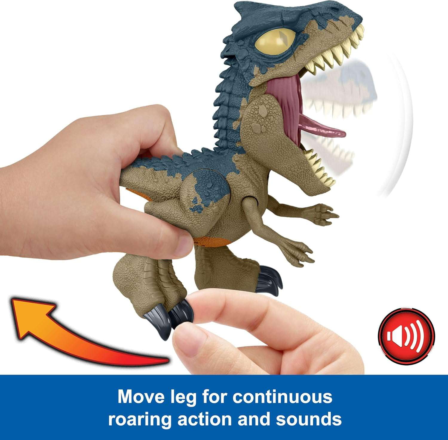 Jurassic World Mega Roar Allosaurus Action Figure