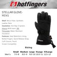 thumbnail image 5 of HOTFINGERS Men's Stellar Snow Sports Gloves, Color: Black, Size: L, 5 of 6