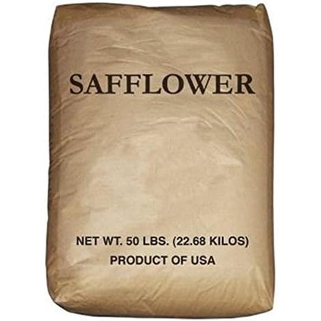 Safflower Wild Food  Great for Cardinals  Chickadees  Titmice  Doves  Grosbeaks  50-Pound Bag