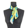 thumbnail image 3 of Lightning Bolt Pattern Women's Fashion Soft Scarf Square Satin Head Scarf Neck Scarf Head Hair Wraps, 3 of 6