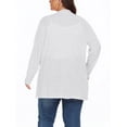 thumbnail image 5 of Cueply Women's Plus Size Cardigan Long Sleeve Lightweight Sheer Open Front Knited Cardigan 1X-4X, 5 of 6