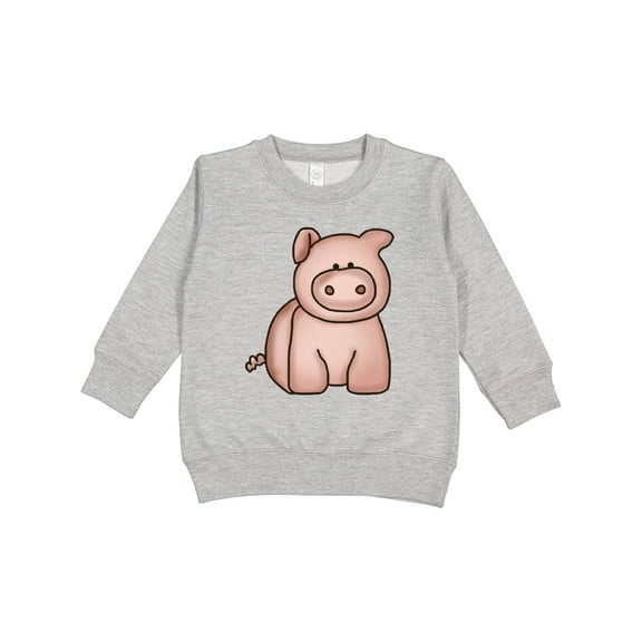 Inktastic Cute Little Pig Toddler Sweatshirt