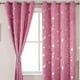 thumbnail image 5 of Cortinas para ventana con estampado de estrella y luna para niños y niñas, aislantes térmicas para dormitorio, hogar, 5 of 7