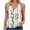 Beige, variant on Tank Tops for Women under $5 Sleeveless Floral Printed V Neck T-shirt Green L