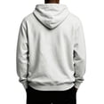 thumbnail image 4 of Fabrcox S-5xl Men Hoodie Big and Tall Fleece Mens Hoodie Sweatshirts Solid Color Fall Winter Warm Athletic Long Sleeve Pullovers for Men with Kangaroo Pocket Gray XXL, 4 of 4