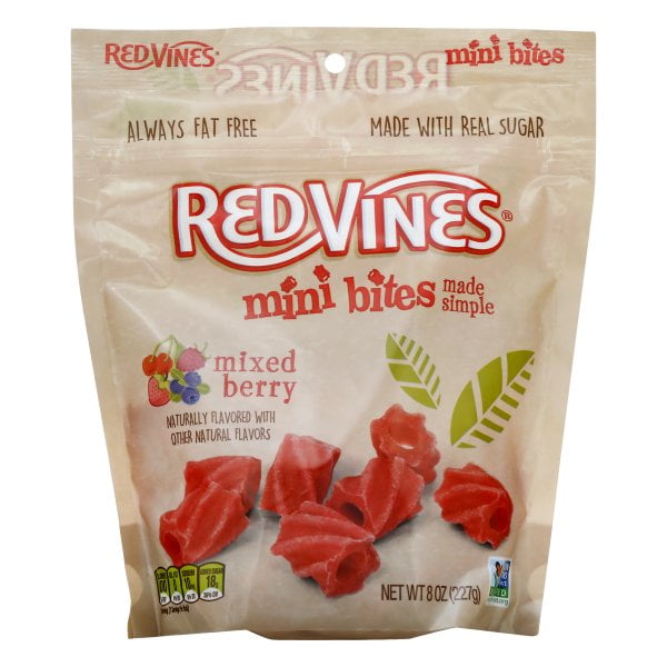 RED VINES Made Simple Mini Bites 8oz Stand Up Bag